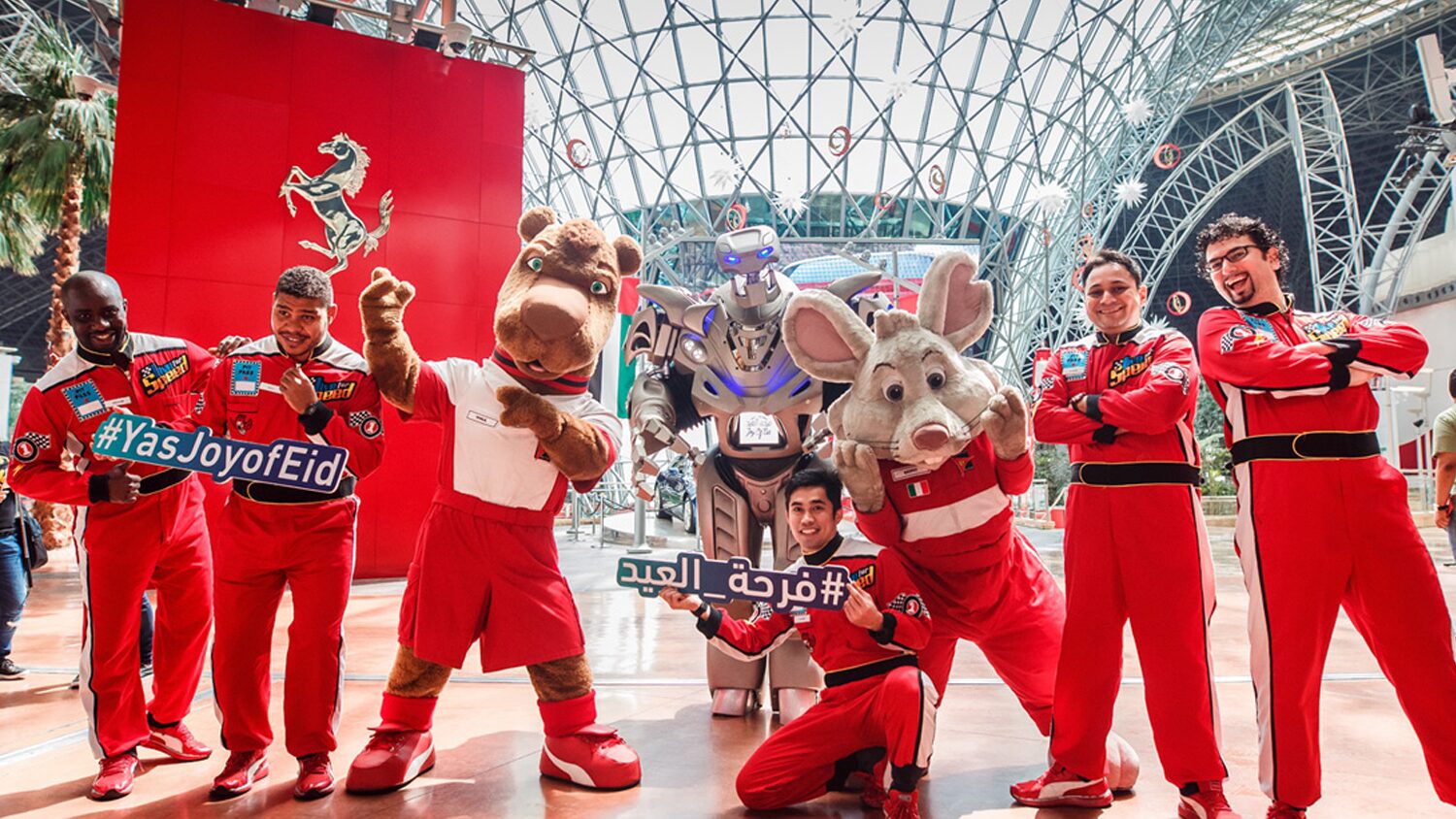 ferrari world titan the robot