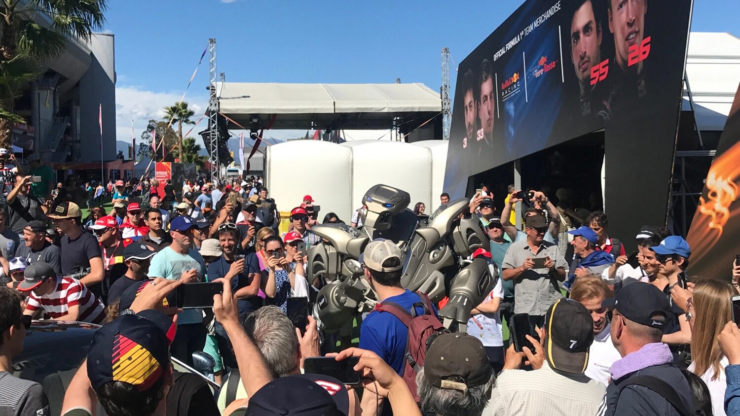 formula one walkabout crowd