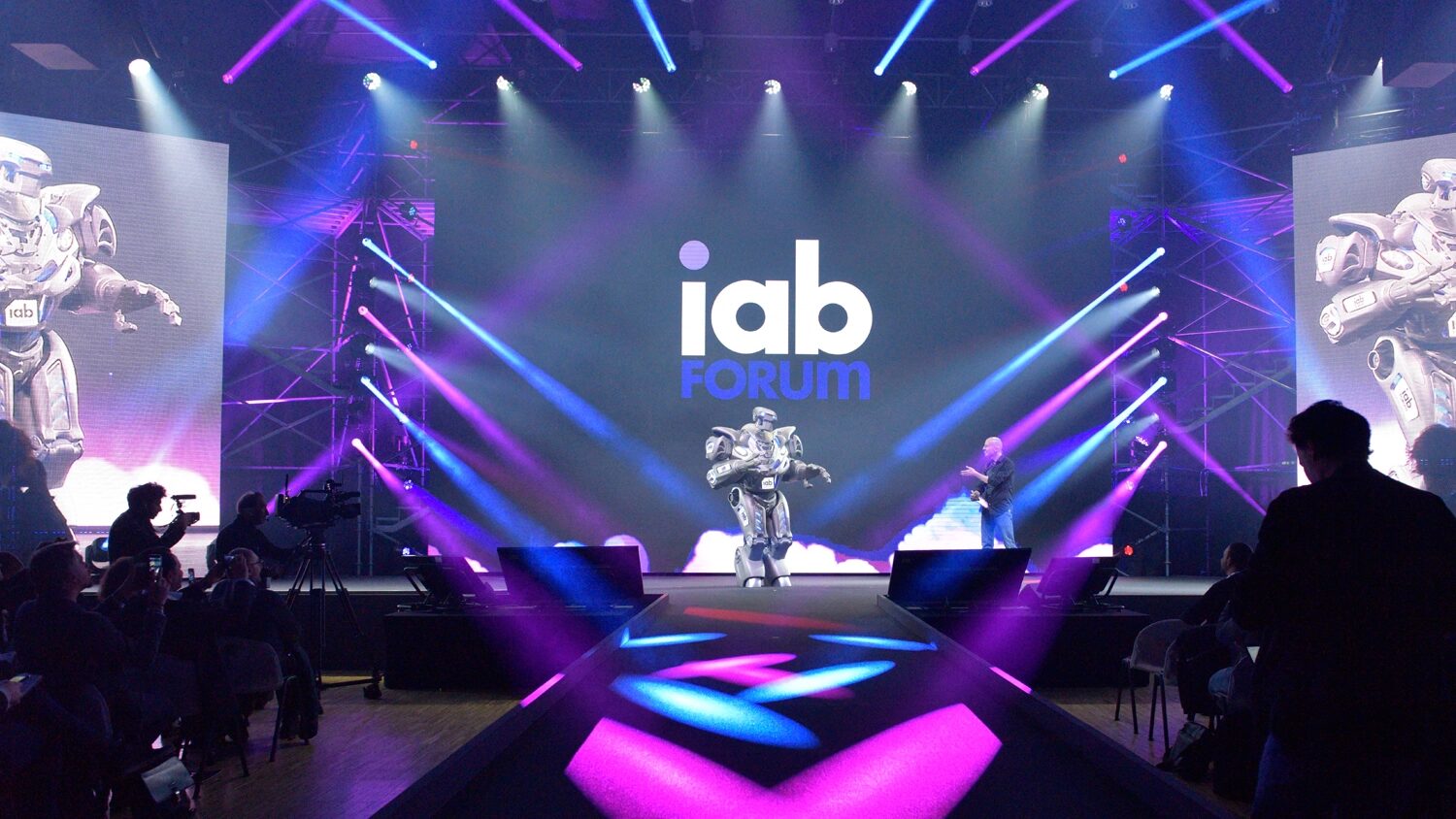 titan corporate iab forum on stage