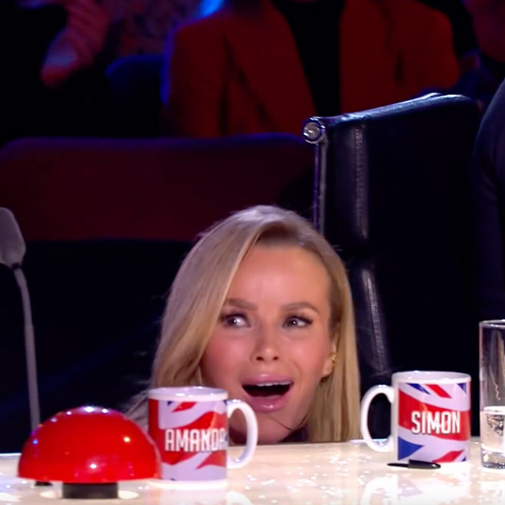 amanda holden bgt titan the robot