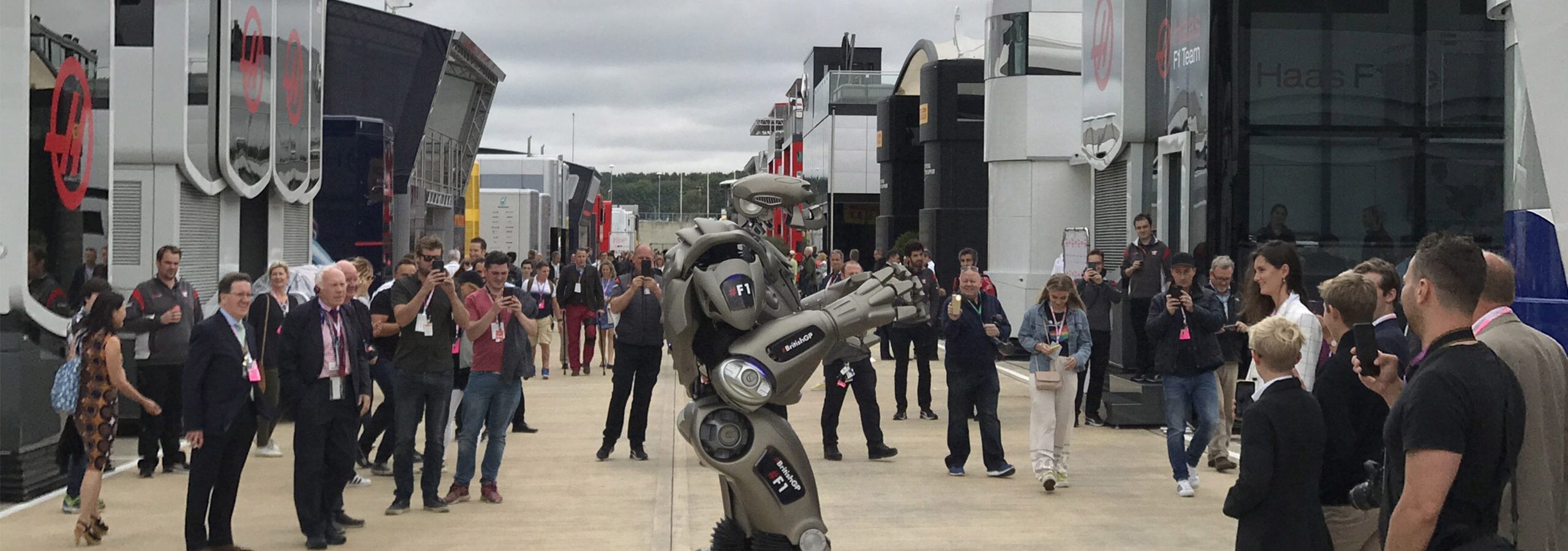 titan the robot siverstone grand prix